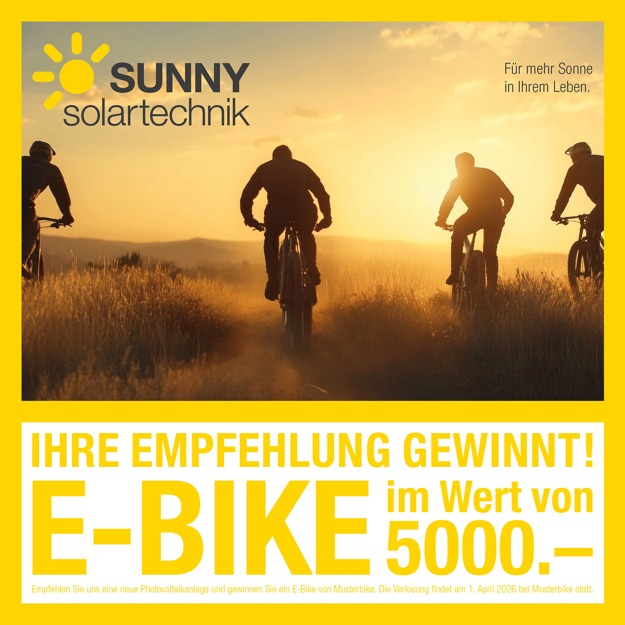 Grosser SUNNYpoints Wettbewerb